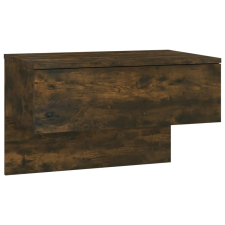 vidaXL füstös tölgyszínű falra szerelhető éjjeliszekrény (816940) bútor