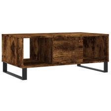 vidaXL füstös tölgyszínű fatermék dohányzóasztal 90x50x36,5 cm (830601) bútor