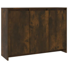 vidaXL füstös tölgyszínű forgácslap tálalószekrény 102 x 33 x 75 cm (813014) bútor