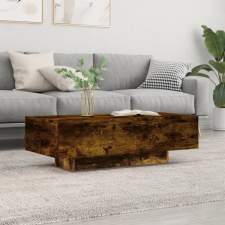 vidaXL füstös tölgyszínű műfa dohányzóasztal 100x49,5x31 cm bútor