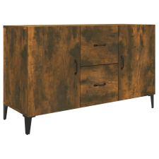 vidaXL füstös tölgyszínű műfa tálalószekrény 100 x 36 x 90 cm (817468) bútor