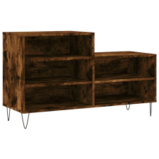 vidaXL füstös tölgyszínű szerelt fa cipősszekrény 102 x 36 x 60 cm (831393) bútor