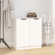 vidaXL füstös tölgyszínű szerelt fa cipősszekrény 59 x 35 x 70 bútor
