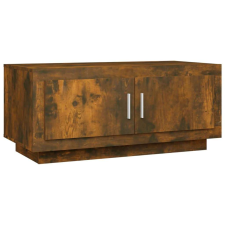 vidaXL Füstös tölgyszínű szerelt fa dohányzóasztal 102 x 50 x 45 cm bútor