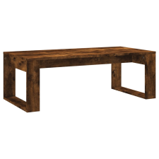 vidaXL füstös tölgyszínű szerelt fa dohányzóasztal 102x50x35 cm (823363) bútor