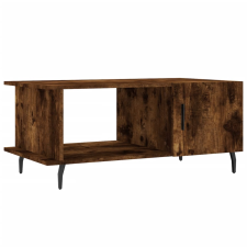 vidaXL füstös tölgyszínű szerelt fa dohányzóasztal 90 x 50 x 40 cm (829505) bútor