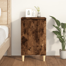 vidaXL füstös tölgyszínű szerelt fa éjjeliszekrény 40x35x70 cm bútor