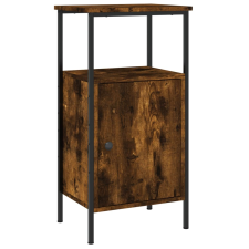 vidaXL füstös tölgyszínű szerelt fa éjjeliszekrény 41x31x80 cm (825927) bútor