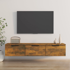 vidaXL Füstös tölgyszínű szerelt fa faliszekrény 102 x 30 x 20 cm bútor