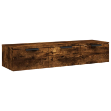 vidaXL füstös tölgyszínű szerelt fa faliszekrény 102 x 30 x 20 cm (817096) bútor