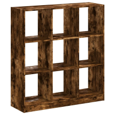 vidaXL füstös tölgyszínű szerelt fa könyvespolc 102 x 32 x 108 cm (3307841) bútor