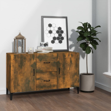 vidaXL füstös tölgyszínű szerelt fa tálalószekrény 100 x 36 x 60 cm bútor