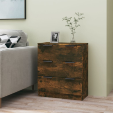 vidaXL füstös tölgyszínű szerelt fa tálalószekrény 60 x 30 x 70 cm bútor