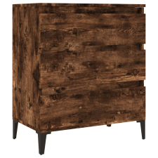 vidaXL füstös tölgyszínű szerelt fa tálalószekrény 60 x 35 x 70 cm (823053) bútor