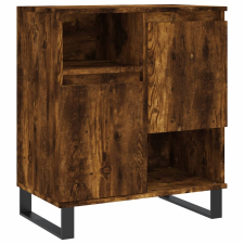 vidaXL füstös tölgyszínű szerelt fa tálalószekrény 60 x 35 x 70 cm (831201) bútor