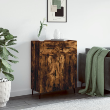 vidaXL füstös tölgyszínű szerelt fa tálalószekrény 69,5 x 34 x 90 cm bútor