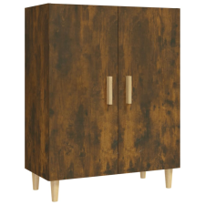 vidaXL füstös tölgyszínű szerelt fa tálalószekrény 70 x 34 x 90 cm (817327) bútor