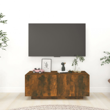 vidaXL Füstös tölgyszínű szerelt fa TV-szekrény 100 x 35 x 40 cm bútor