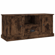 vidaXL füstös tölgyszínű szerelt fa TV-szekrény 100x35,5x45 cm (816461) bútor