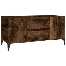 vidaXL füstös tölgyszínű szerelt fa TV-szekrény 102x44,5x50 cm (819609) bútor