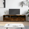 vidaXL füstös tölgyszínű szerelt fa TV-szekrény 150x30x44,5 cm