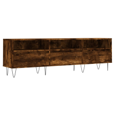 vidaXL füstös tölgyszínű szerelt fa TV-szekrény 150x30x44,5 cm (831281) bútor