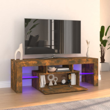 vidaXL füstös tölgyszínű TV-szekrény LED-világítással 120 x 35 x 40 cm bútor