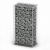 vidaXL Gabion kosár fedéllel horganyzott drótból 100 x 50 x 30 cm