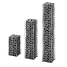 vidaXL Gabion Szett 3 db Fal Drót Különböző Méretek kerti bútor