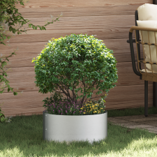 vidaXL Galvanizált Növénytartó Szett Galvanizált Acél 40 cm átmérő kerti tárolás
