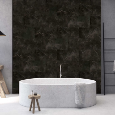 vidaXL Grosfillex Gx Wall+ 11db fekete márvány falburkoló csempe 30 x 60 cm csempe