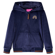 vidaXL Gyerek kapucnis kabát Navy 104