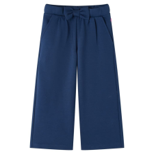 vidaXL Gyerek nadrág széles szárú nadrágokkal Navy 104 gyerek nadrág