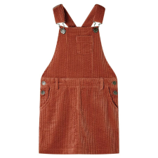 vidaXL Gyerek overall ruha Corduroy Cognac 128 lányka ruha