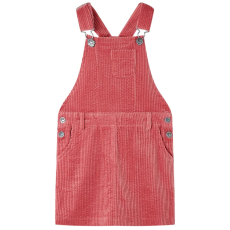 vidaXL Gyerek overall ruha Corduroy rózsaszín 128