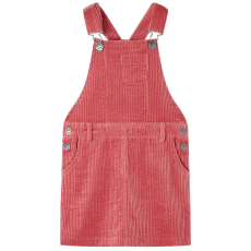 vidaXL Gyerek overall ruha Corduroy rózsaszín 128