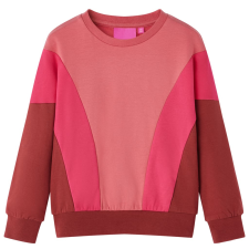 vidaXL Gyerek pulóver Colour Block Rózsaszín és Henna 116 gyerek pulóver, kardigán