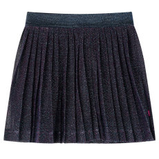 vidaXL Gyerek szoknya csillámokkal Navy Blue 104