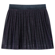 vidaXL Gyerek szoknya csillámokkal Navy Blue 128