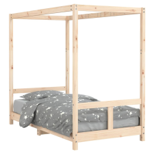 vidaXL gyerek tömör fenyőfa ágykeret 80 x 160 cm (834513) gyermekbútor