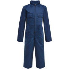 vidaXL Gyermek szerelőruha kék 158/164-es méret munkaruha