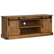vidaXL HALDEN tömör fa TV szekrény 2 tolóajtóval 150x40x60 cm (4018413) bútor