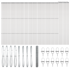 vidaXL Hatszögletű Kerítés 1,4x100 m Horganyzott Acél (3353035) építőanyag