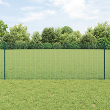 vidaXL Hegesztett Drótfence 44 U Posztal Zöld 0.8x100 m Acél építőanyag