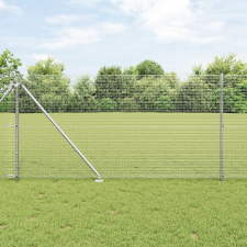 vidaXL hegesztett drótkerítés 13 cölöppel 1x100 m galvanizált acél építőanyag