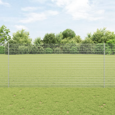 vidaXL Hegesztett Drótkerítés 44 U Poszttal Szürke 1.4x50 m Acél építőanyag