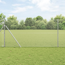vidaXL Hegesztett Drótkert 7 Oszloppal 1.2x10 m Galvanizált Acélból építőanyag