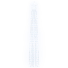 vidaXL hideg fehér 320 LED-es karácsonyfafüzér 375 cm (356924) karácsonyfa izzósor