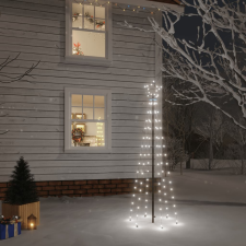 vidaXL hideg fehér fényű karácsonyfa tüskével 108 LED-del 180 cm műfenyő