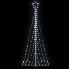 vidaXL hideg fehér karácsonyfa fénykúp 447 LED-del 249 cm műfenyő